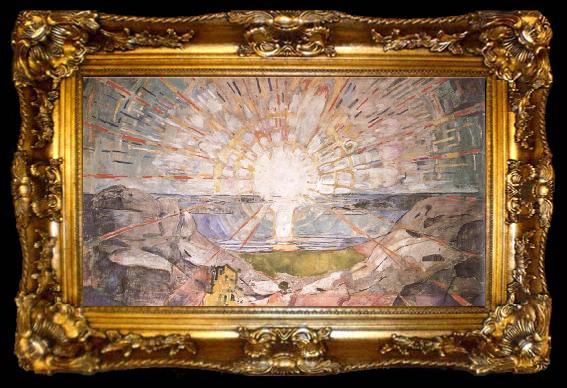 framed  Edvard Munch Sun, ta009-2